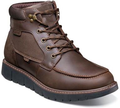 Nunn Bush Karnak Moc Toe Lace Up Boot - Mens 9.5 Brown Boot W