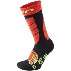 UYN Skisocken Kinder black/red 35-38