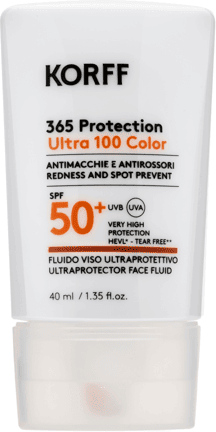 Korff 365 Protection Ultra 100 Color Fluido Viso Ultraprotettivo SPF50+ 40 ml