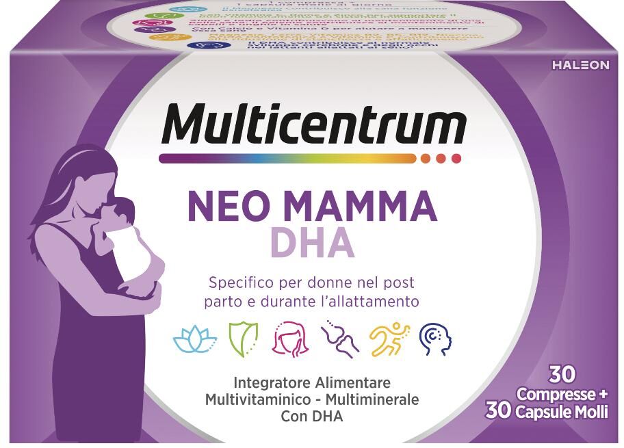 HALEON ITALY Srl Multicentrum Neo Mamma DHA, 30+30 Compresse