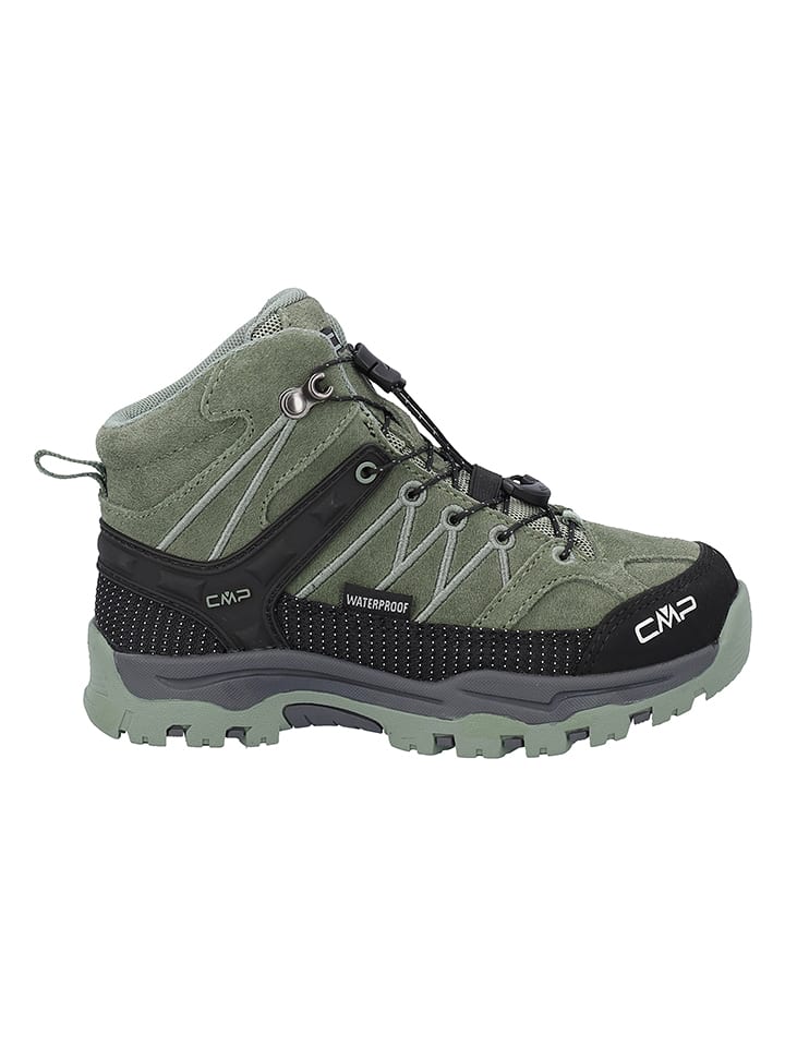 cmp Leder-Trekkingschuhe "Rigel Mid" in Grün - 37