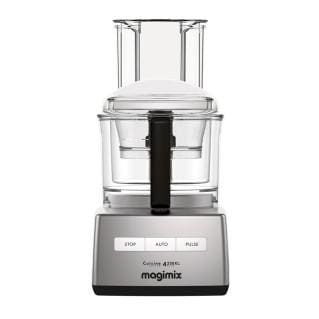 Magimix Food Processor CS 4200 XL Küchenmaschine Matt Chrome Multifunktions-Küchenmaschine mit XL-Einfüllschacht