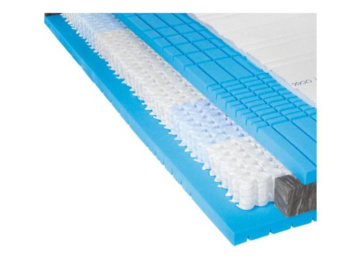 Novel Taschenfederkernmatratze Emotion S60 Hybrid, Weiß, H2, rechteckig, 100x200 cm, Made in Germany, Härtegradauswahl, Über- und Sondergrößen erhältlich, Bezug abnehmbar/waschbar, wendbar, optimale Belüftung, für verstellbare Lattenroste geeignet, Tragegriffe, atmungsaktiv, aktive Schulterzone, alternative Größen orthopädische Matratze, Schlafzimmer, Matratzen Shop, Matratzen, Taschenfederkernmatratzen