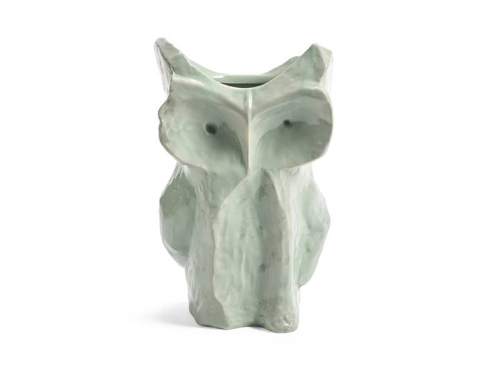 Serax - After Midnight Vase Owl, L, hellblau