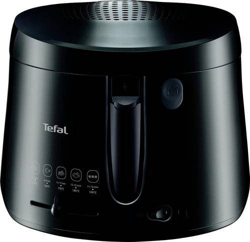 Tefal FF 1078 Maxi Fry Fritteuse 2l 1900W Temperaturvorwahl Schwarz