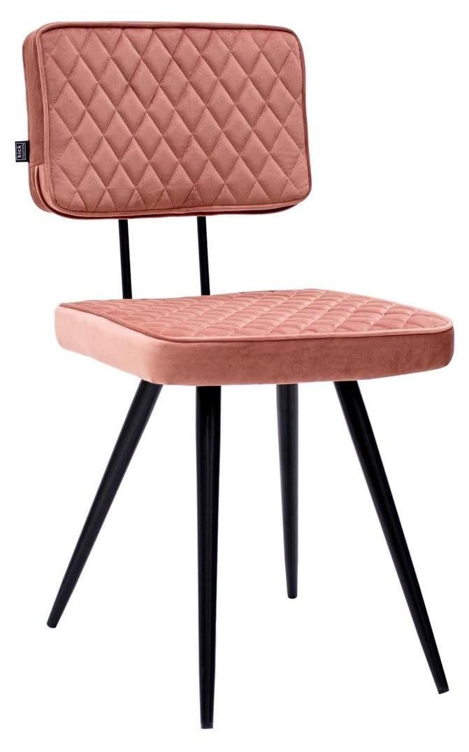 Eetkamerstoel Toby in roze