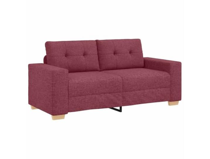Coespram Loveseat-Sofa Weinrot 180x77x82 cm 2-Sitzer Stoffcouch Komfortable Polsterung mit Schaumstoff und PP-Fasern, ideal für Wohnzimmer, Schlafzimmer und moderne Arbeitsbereiche.