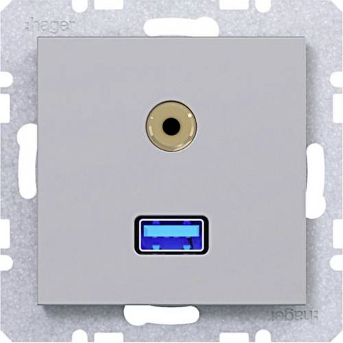 Hager Audio-Steckdose Titan WAF4381TA 1St.
