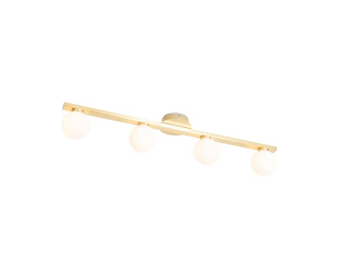 Plafonnier moderne en laiton IP44 4 lumières - Cederic