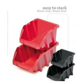 Prosperplast KUWETY 16 BINEER SHORT 4 SZT. CZERWONE 272x238x236mm (KBISS28-3020)