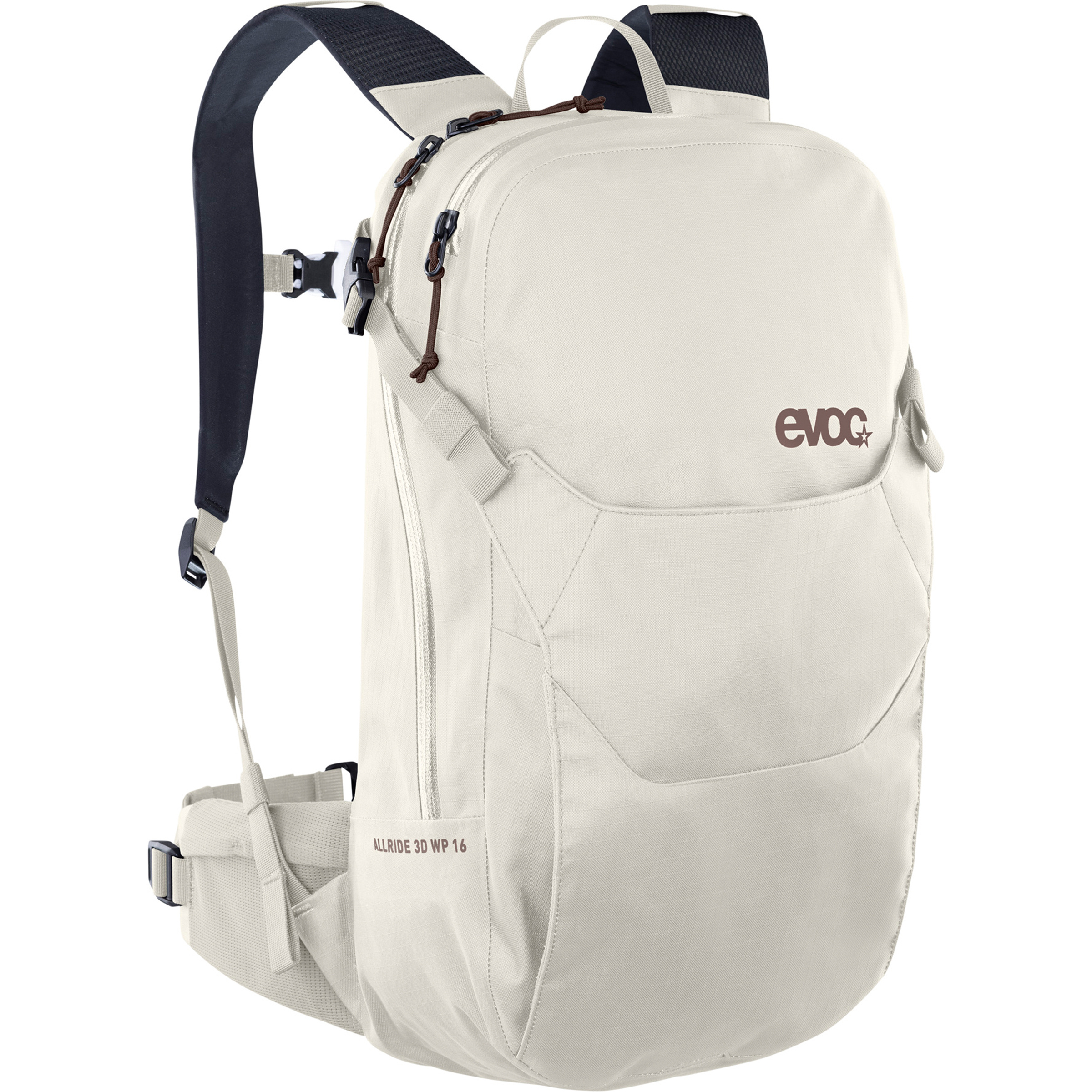 Evoc Allride 3D WP 16 Fahrradrucksack Fahrradrucksäcke beige Größe 16L Mountainbike | Gravel | Commuting