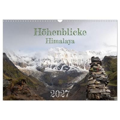 Höhenblicke Himalaya (Wandkalender 2027 DIN A3 quer), CALVENDO Monatskalender