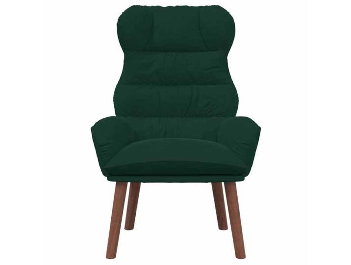 Confortable fauteuil Vert foncé 69x74x93 cm avec manuel de montage Velours__21587