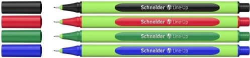 Schneider Line-Up Fineliner farbsortiert 0,4 mm, 4 St.