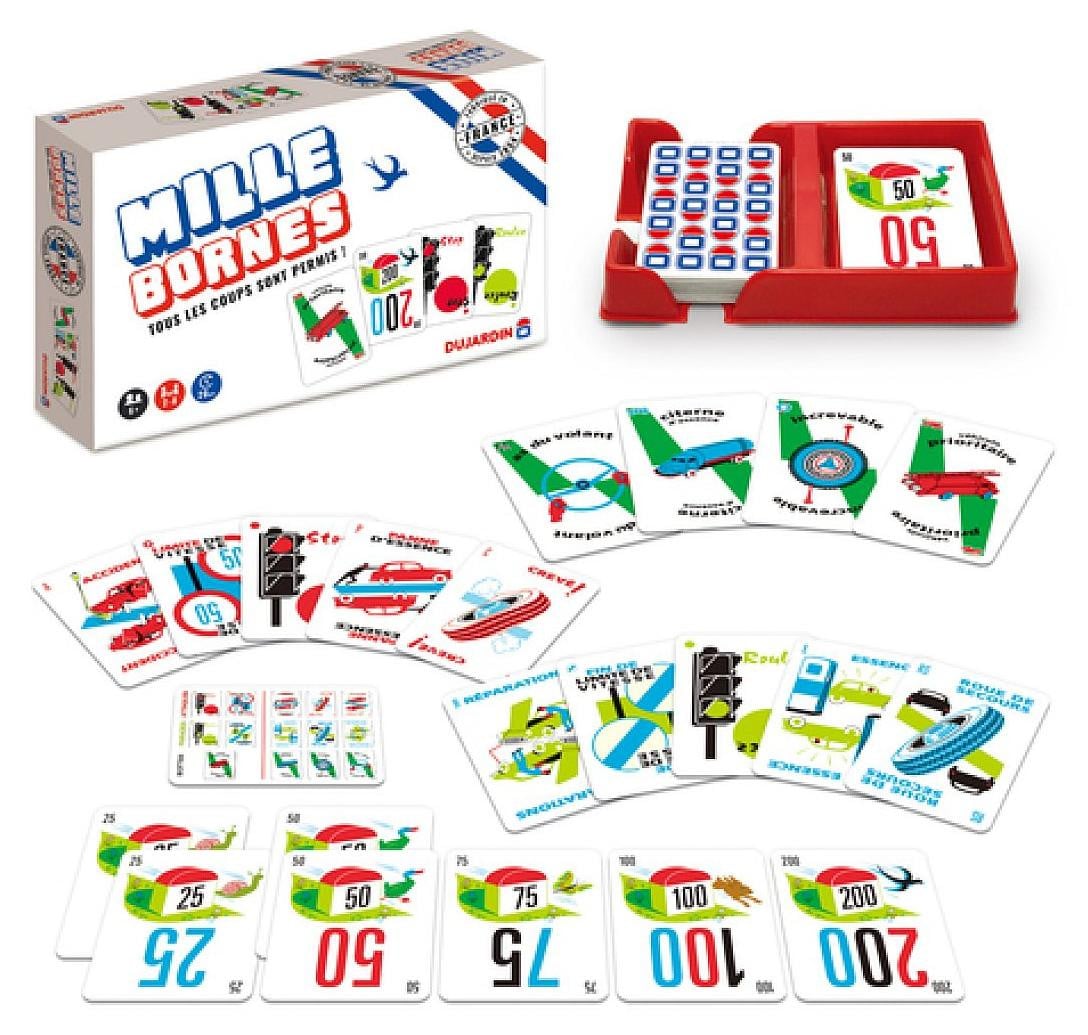 Mille Bornes Classique bordspel van Dujardin voor spelers vanaf 6 jaar