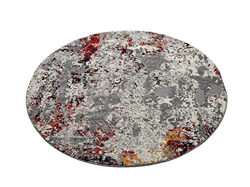 OCI High and Low Eight rond tapijt Multicolor Diameter: 120 cm