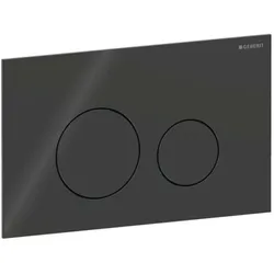 Geberit Sigma 40 Round Betätigungsplatte 115628SJ1 Round, schwarz, für 2-Mengen-Spülung, Round
