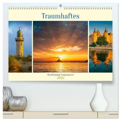 Traumhaftes Mecklenburg-Vorpommern (hochwertiger Premium Wandkalender 2026 DIN A2 quer), Kunstdruck in Hochglanz