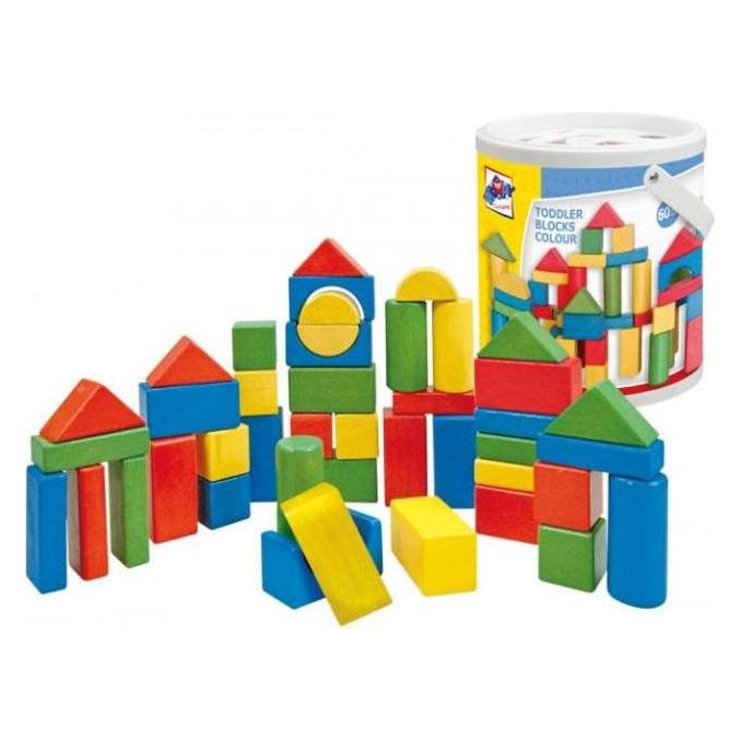 Woody Wooden blocks 50 vnt. Bucket Sorter (8591864909117)