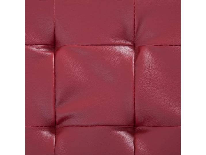 Remise 2026®BANC couloir Rouge - Pouf de rangement - Siège de rangement - 87 5cm - Rouge bordeaux - Similicuir 358 3387762