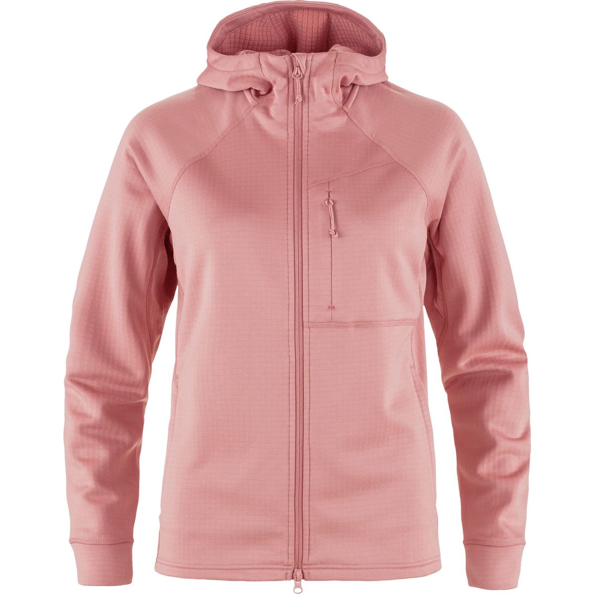 Fjällräven Abisko Grid Fleece Hoodie W dusty rose (300) M F14600184-300-M