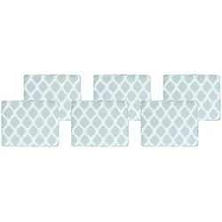 GARTENSTUHLKISSEN 6er-Set Mintgrün 39/31 cm Tolve