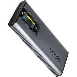 Axagon Boitier externe USB-C 3.2 EEM2-SD2 - S-ATA/NVMe M.2 Type 2280 (Noir) (M.2), Festplattengehäuse, Silber, Schwarz, Grau
