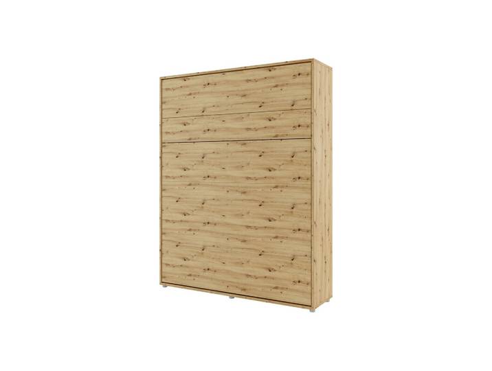 SCHRANKBETT Bed-Concept BC-12 160x200 mit weißer LED Beleuchtung