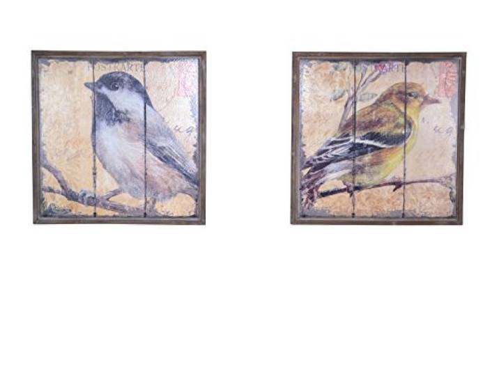 moebel direkt online Wandbild 2-teilig mit Vogelmotiv