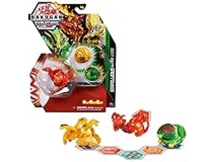Bakugan Evolutions Starter Pack de 3 balles (Ultra Pyrus Serpillious, Basic Ventus Hydorous, Basic Aurelus Pegatrix)
