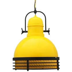 Bamyum Deckenlampe Vintage Industrial Gelb Pendelleuchte