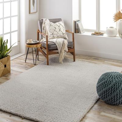 Livabliss Cloudy Solid Plush Area Rug