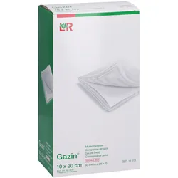 Gazin Mullkomp.10x20 Cm Steril 8fach 25X2 St