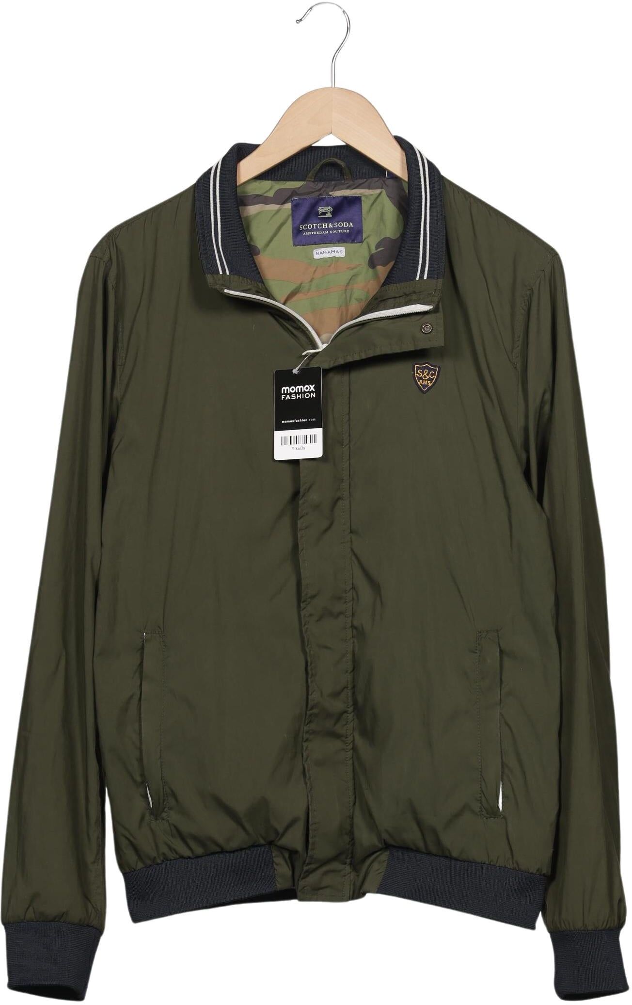 Scotch & Soda Herren Jacke, Grün, Gr. L, Synthetik - Second Hand