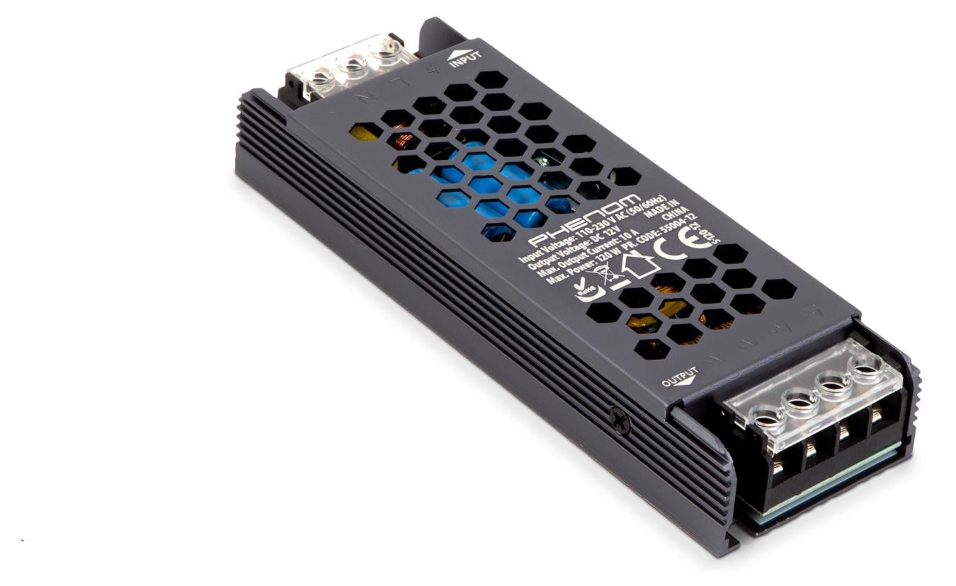 HomeShopXL LED-voeding Transformator 12V DC 10A 120W voor LED-strips en industriële toepassingen [55004-12]