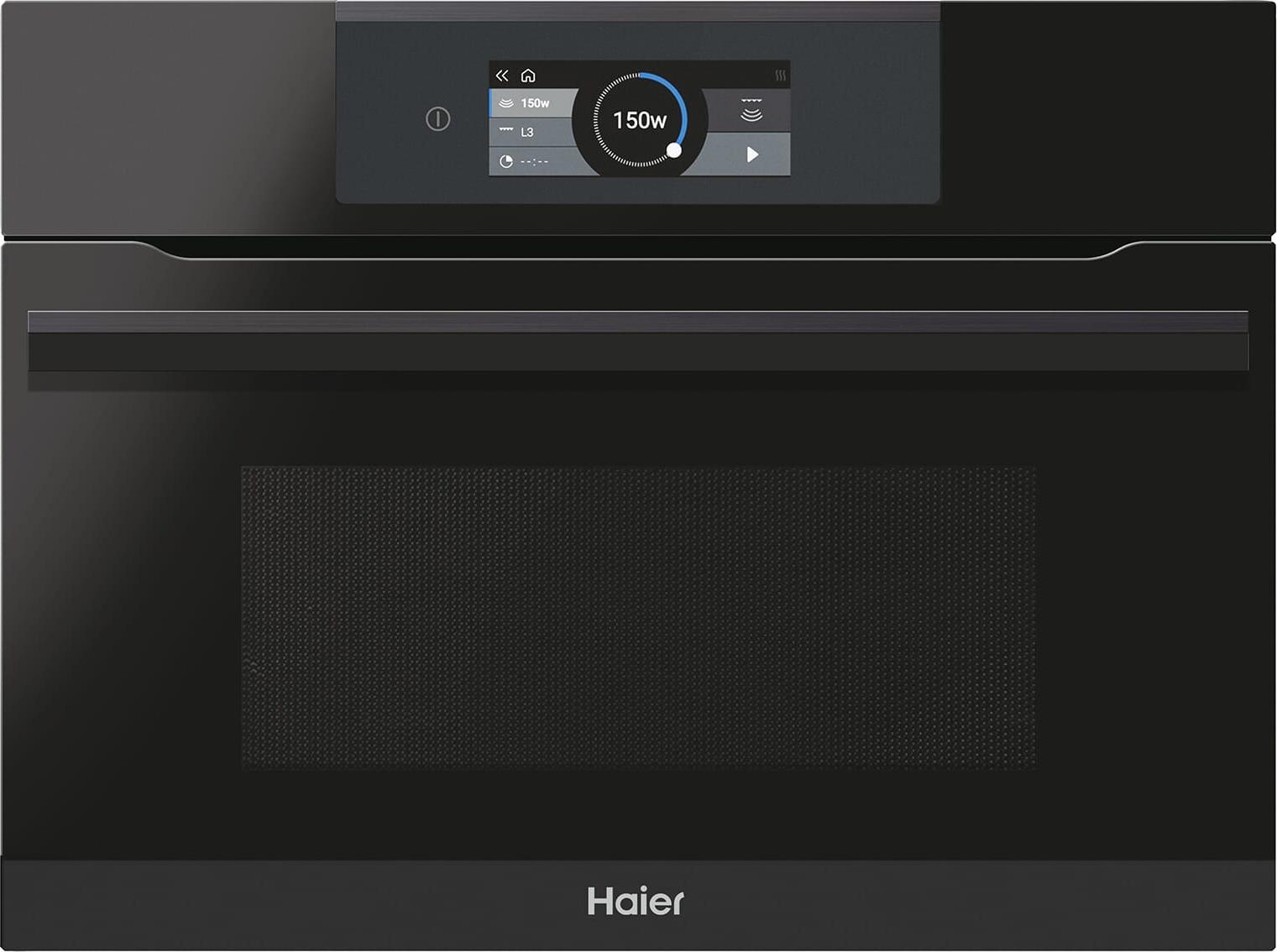 Haier I-Touch Compact Series 6 HWO45NB6T0B2, Integriert, Kombi-Mikrowelle, 34 l, 900 W, Eingebautes Display, Touchsteuerung