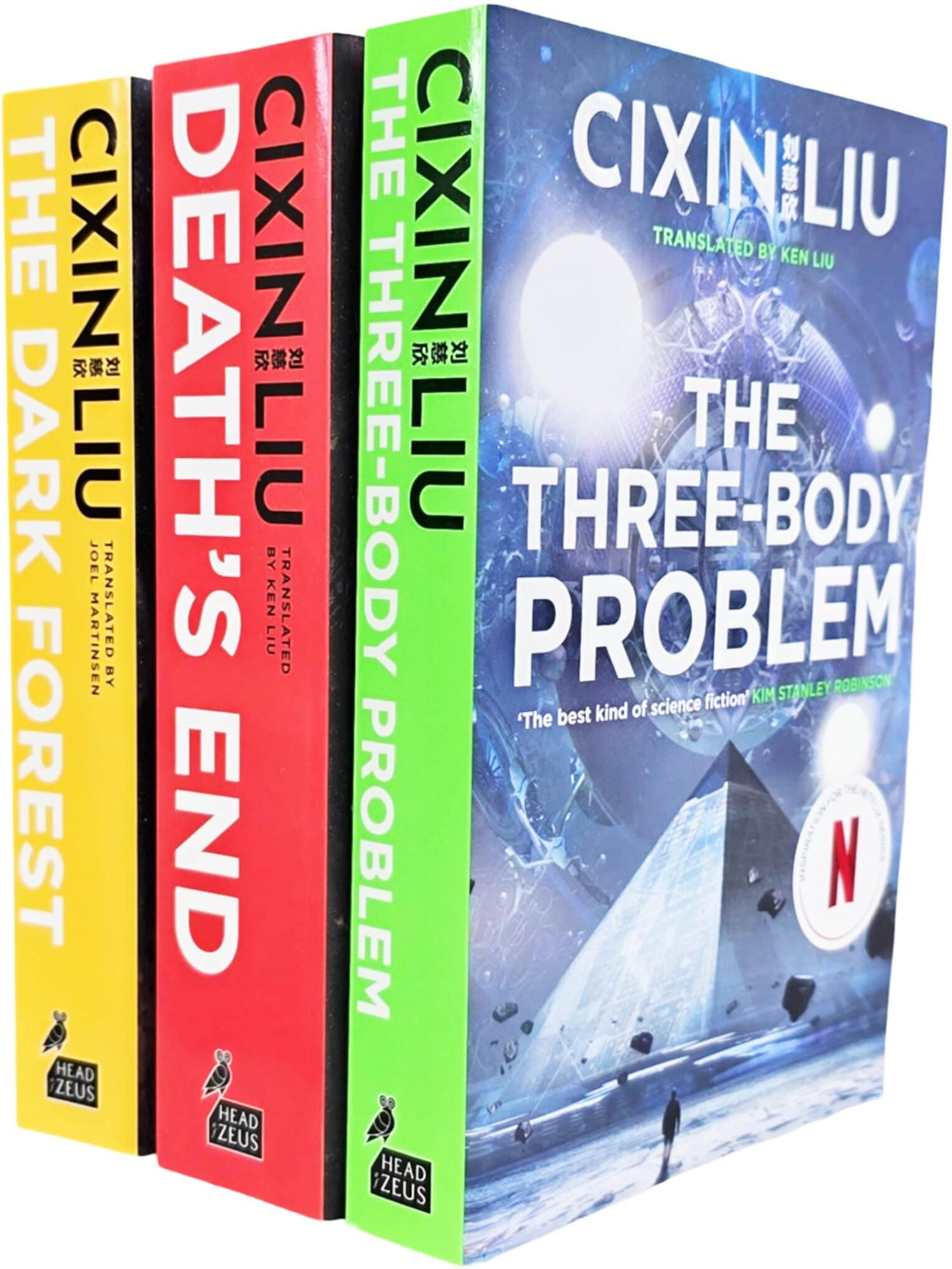 Zeus The Three Body Problem Trilogy 3 Books Collection Set by Cixin Liu(The Three Body Problem, The Dark Forest & Death's End)