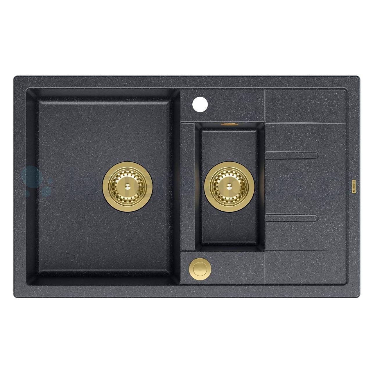 Q Company SPÜLBECKEN QUADRON MORGAN 156 (HB8224U8-G1 P2O) (78 cm, 50 cm) (HB8224U8-G1_P2O)