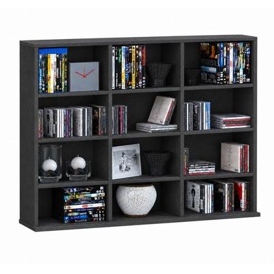 Holz CD DVD Standregal Bücherregal Regal Megosa L