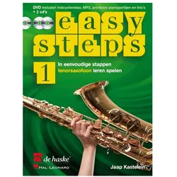 Easy Steps vol.1 (+DVD +2 CD/'s) voor tenorsaxofoon (nl), Schulbücher von Jaap Kastelein