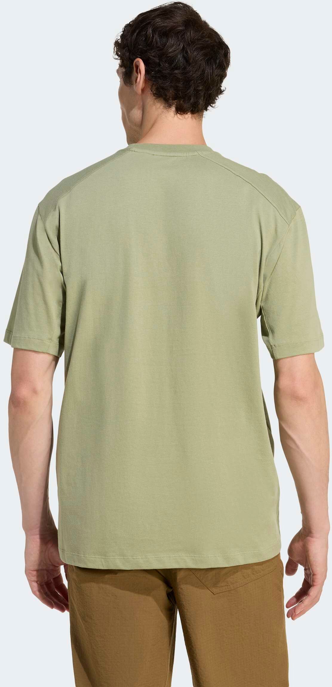 Funktionsshirt ADIDAS TERREX "CLASSIC LOGO", Herren, Gr. L, tent grün, Obermaterial: 100% Baumwolle, normal, Rundhals, Shirts Funktionsshirt tent grün L