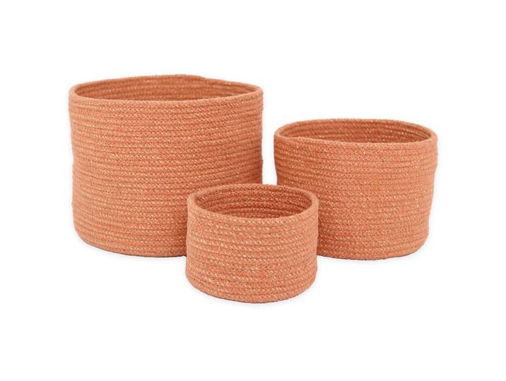 Aufbewahrungskorb Lillianna amber H 25 cm - Material: Baumwolle