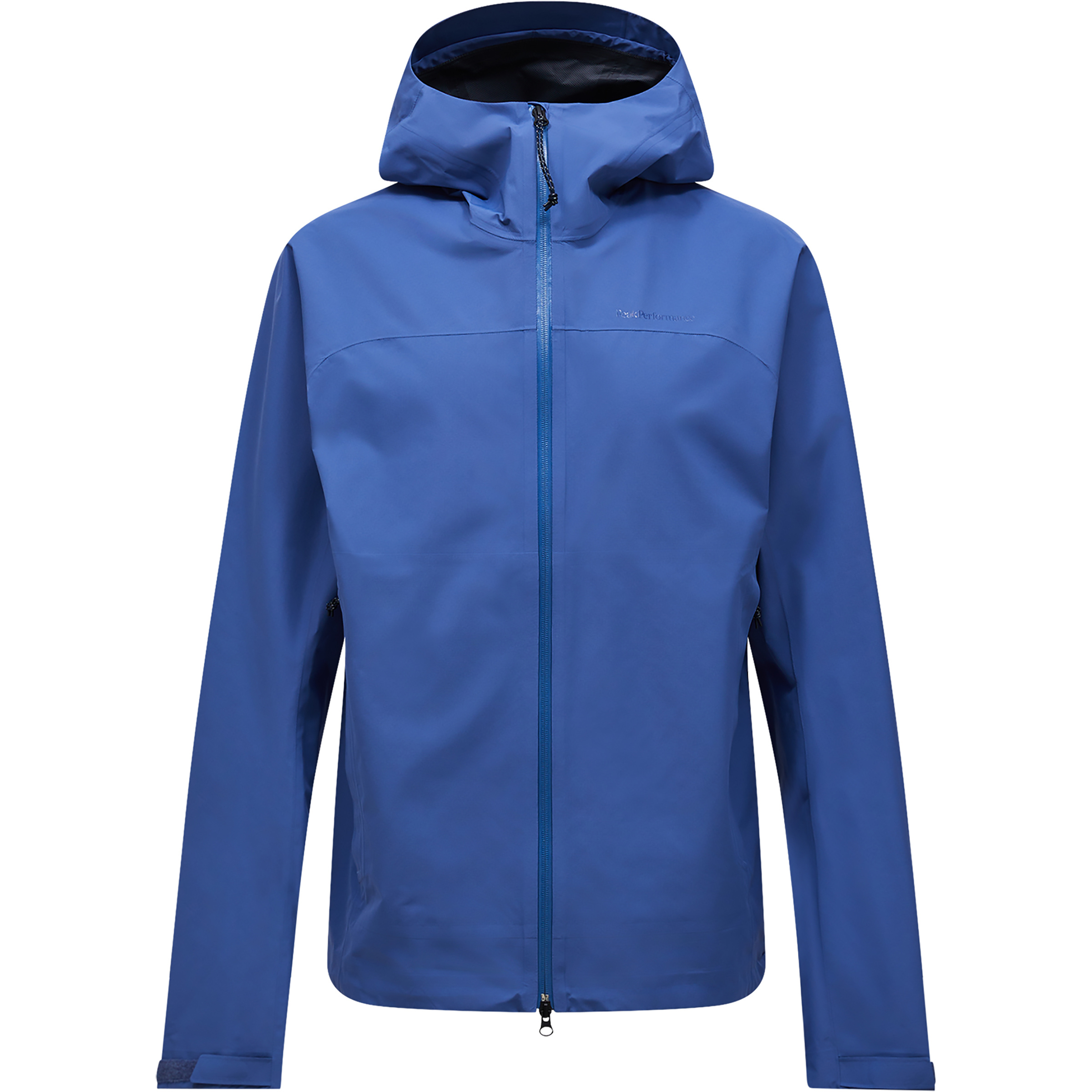 Peak Performance Treeline Shell Herren Regenjacke blau Größe L Trekking Wasserdicht Wasserabweisend
