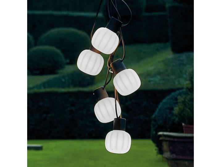 Kiki 5 Chaîne Lumineuse d'Extérieur - Martinelli Luce - Design - Plastique