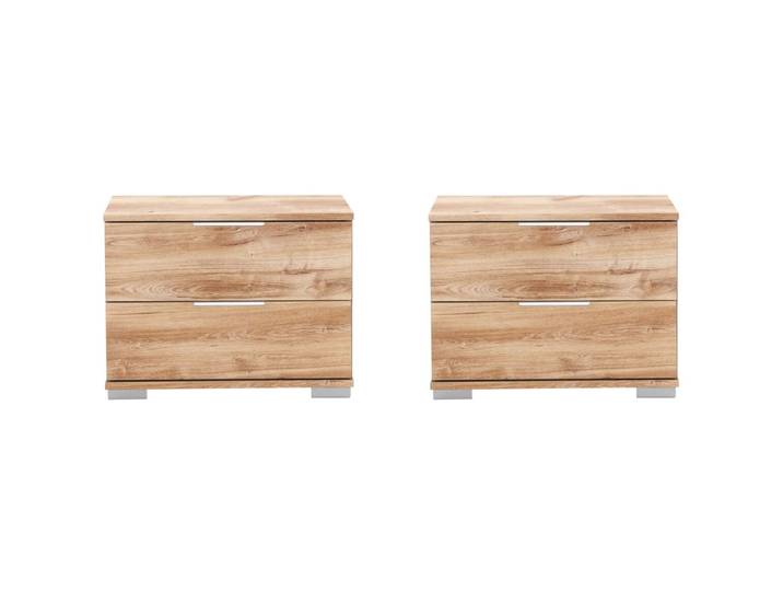 Nachttisch Peyton A Plankeneiche Holzwerkstoff B 104 H 40 cm - Nachttisch