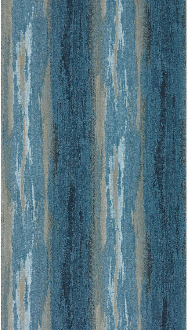 Clarke & Clarke Effetto Vivido 10.05m x 52cm Wallpaper Roll Midnight