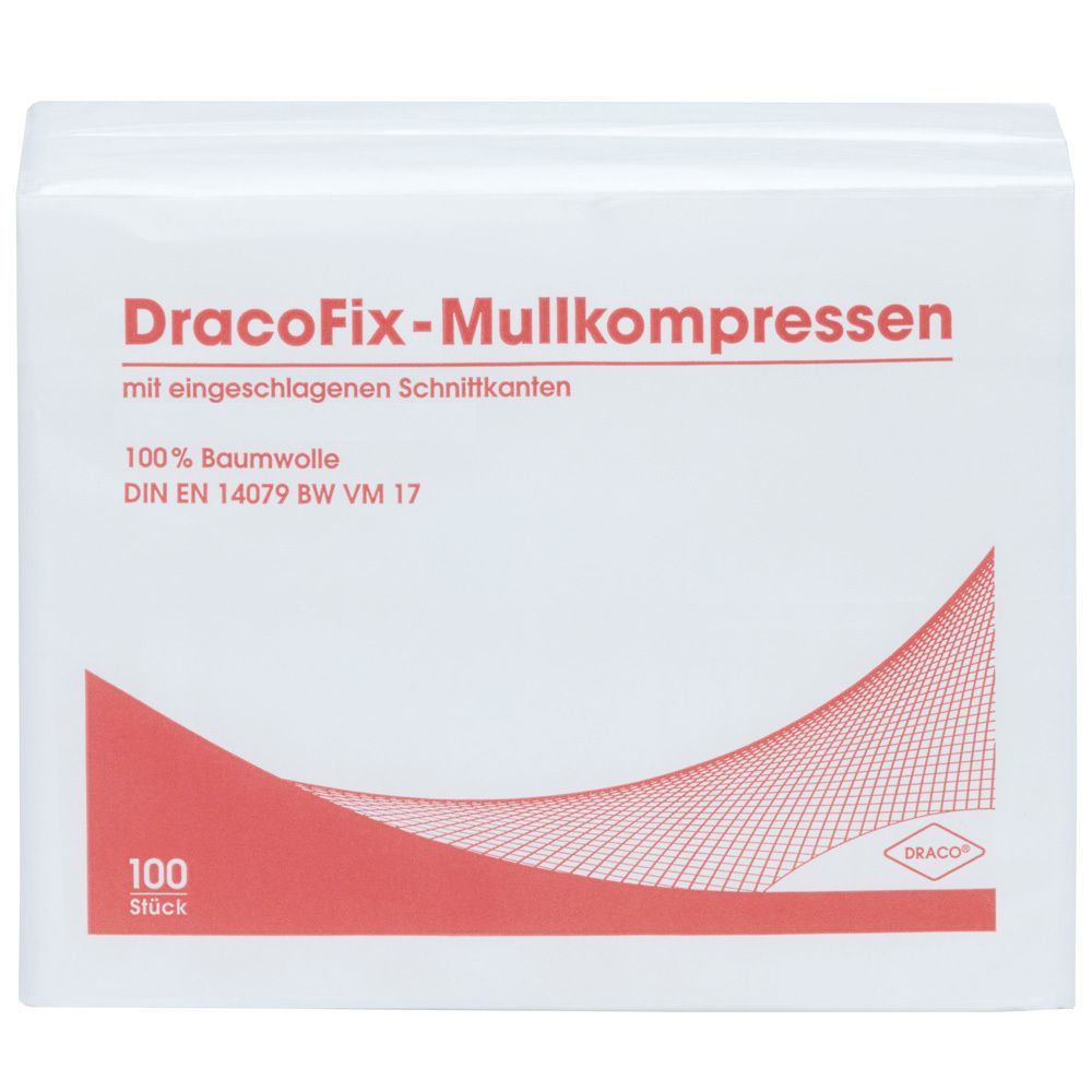 Dracofix OP-Kompressen 10x10 cm unsteril 8fach 100 St Kompressen
