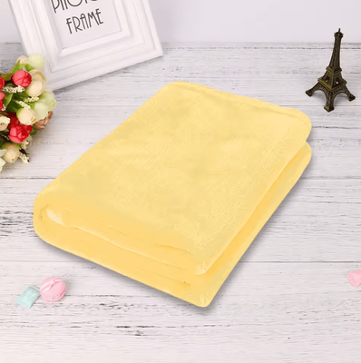 Inspire Curations Solid Micro Plush Coral Fleece Throw Blanket c