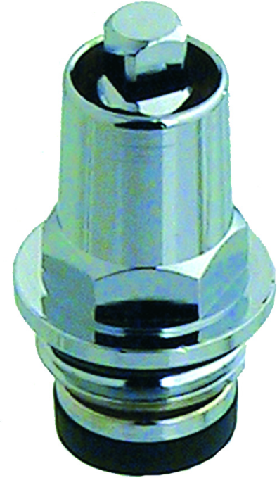 Aalberts Sepp Steckschlüssel-Oberteil 0001479 DN 15, Messing verchromt, mit Vierkant, 6,5mm
