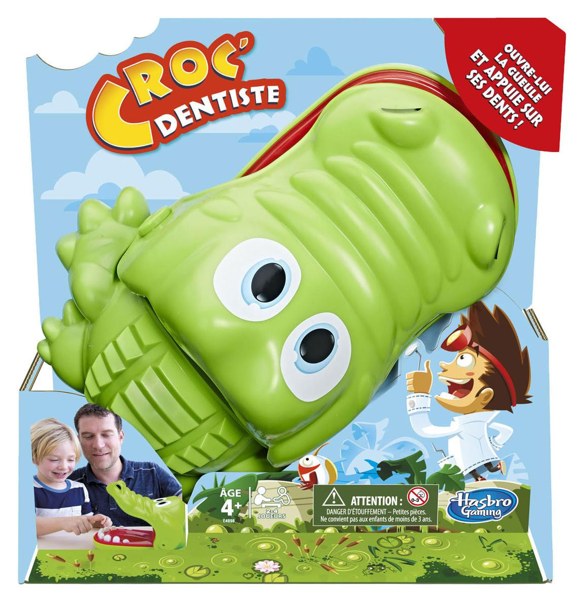 Hasbro Gaming E4898101 Bordspel voor fijne motoriek, Standaard editie, Familie spel voor 4 jaar en ouder